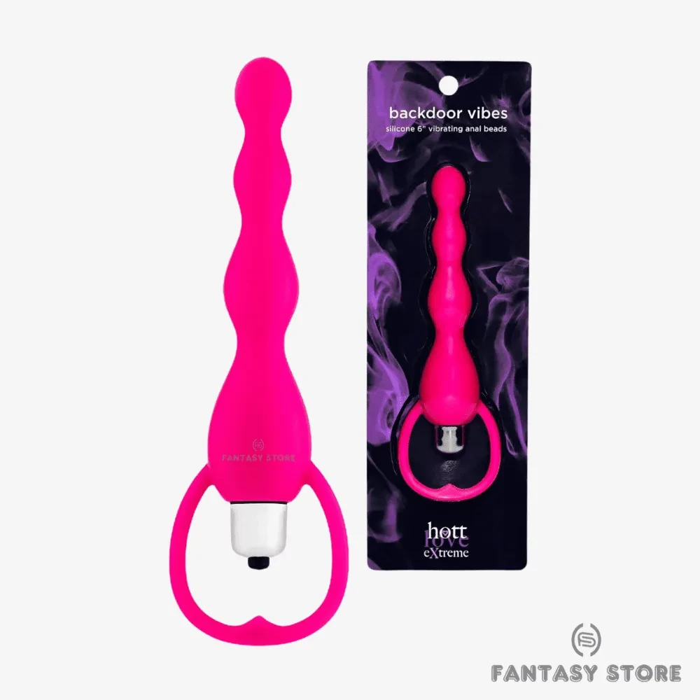 Velvet Silicone Vibrating Anal Beads