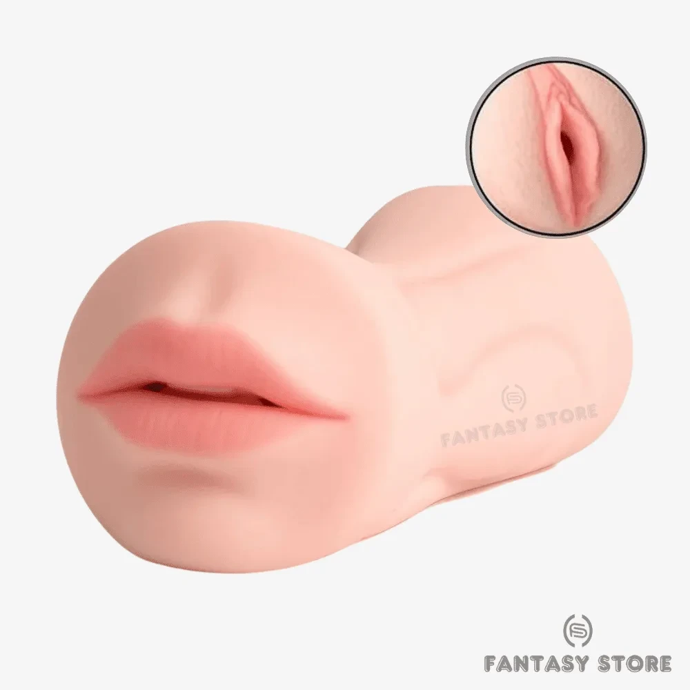 Dual-Texture Stroker: Experience Oral & Vaginal Sensations